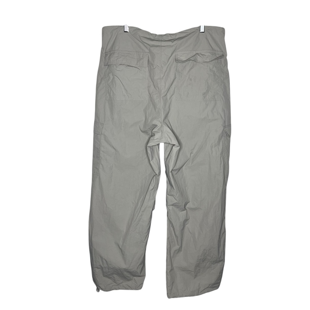 Local European Grey Parachute Cargo Pants Baggy Gorpcore Y2K Dancer Size M/L - Picture 6 of 14